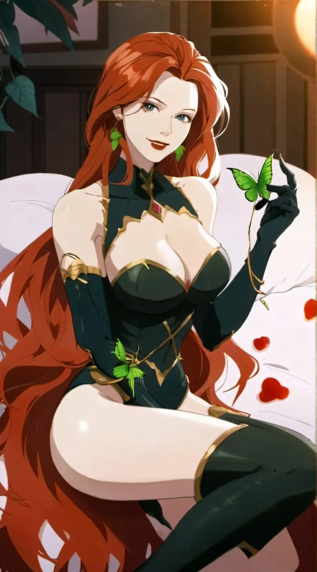 ai character: poison ivy background