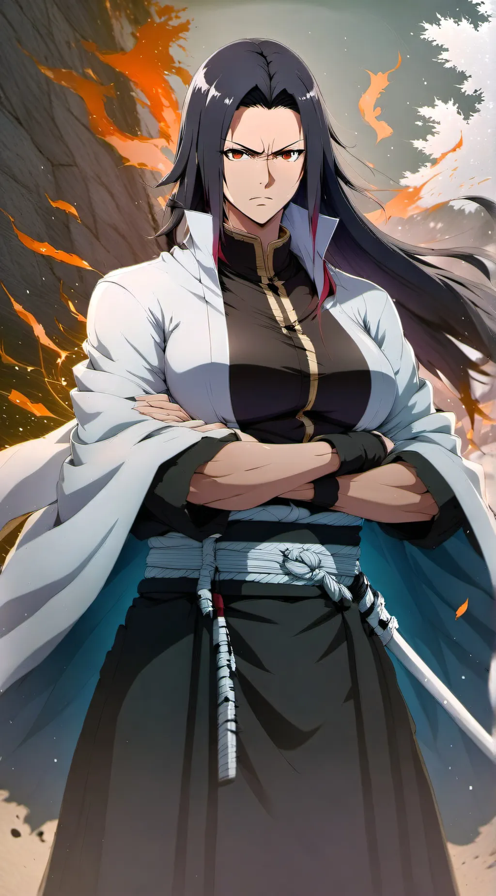 ai character: Kenpachi Saizuki background