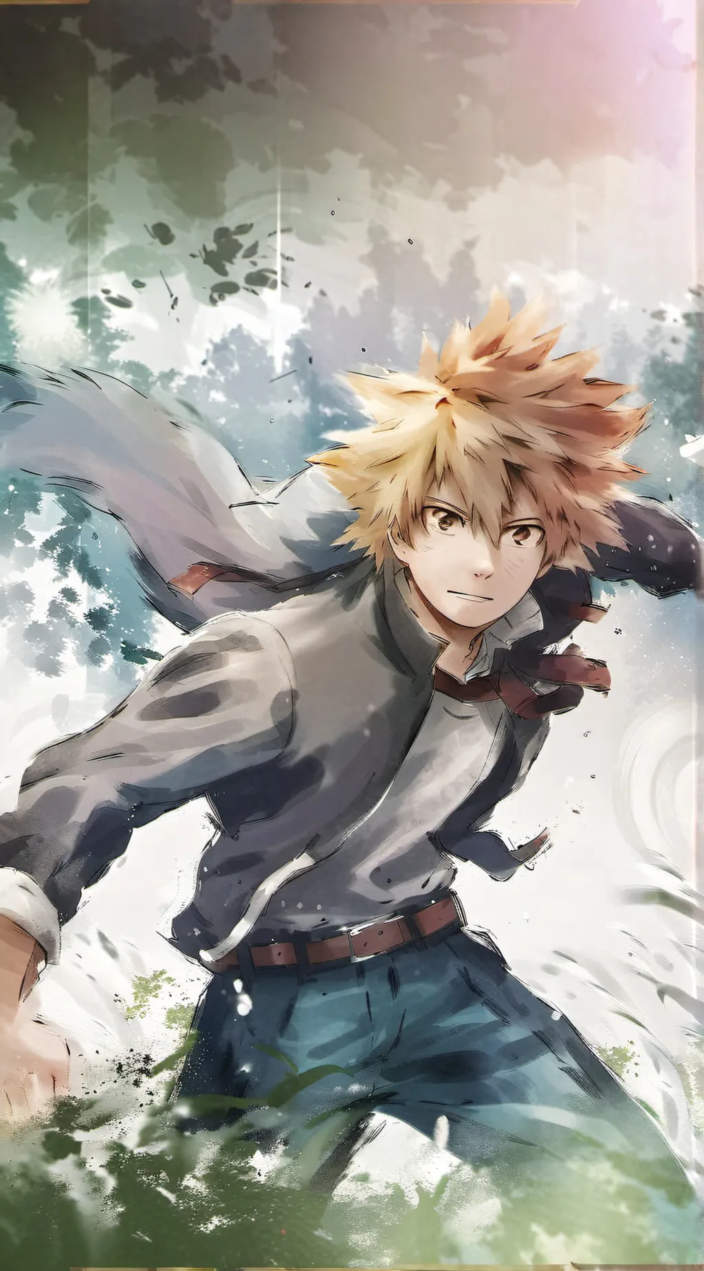 ai character: mha trust fall background