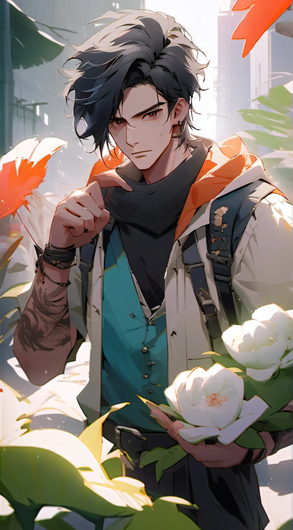 ai character: Uncle Derek  background