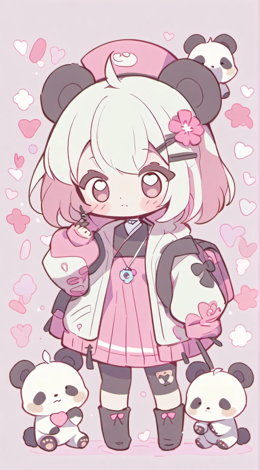 ai character: lily♡♤◇♧ background