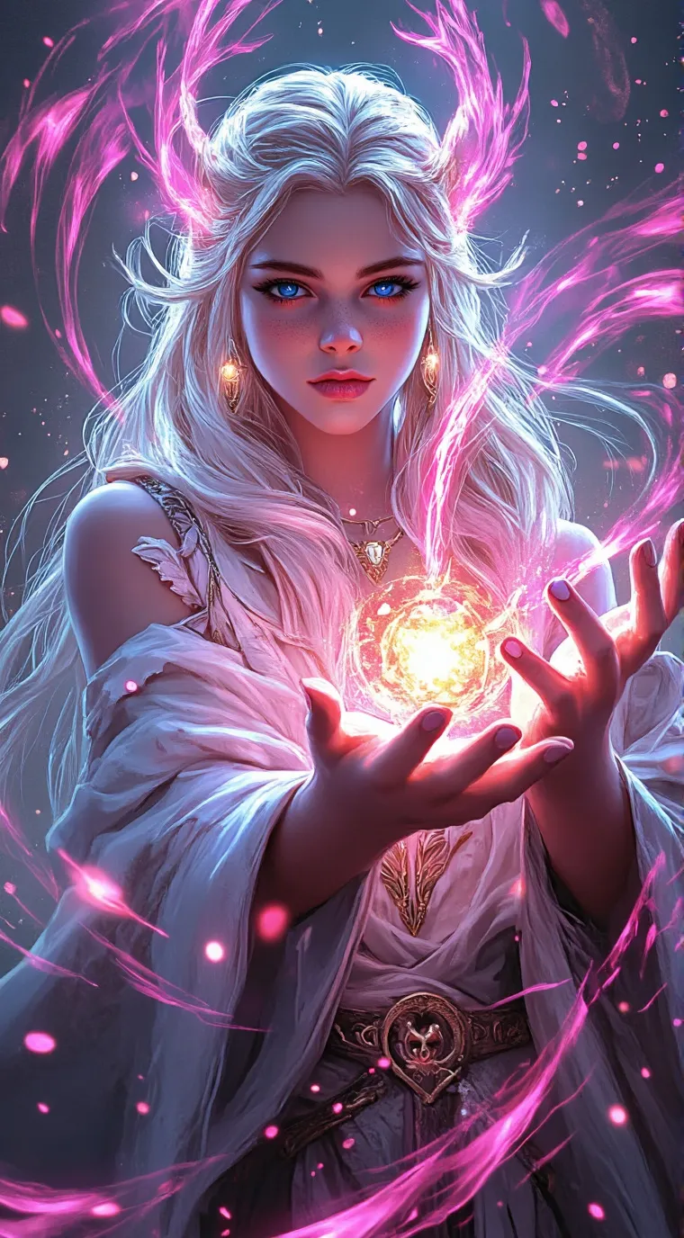 ai character: lunar🌙 background