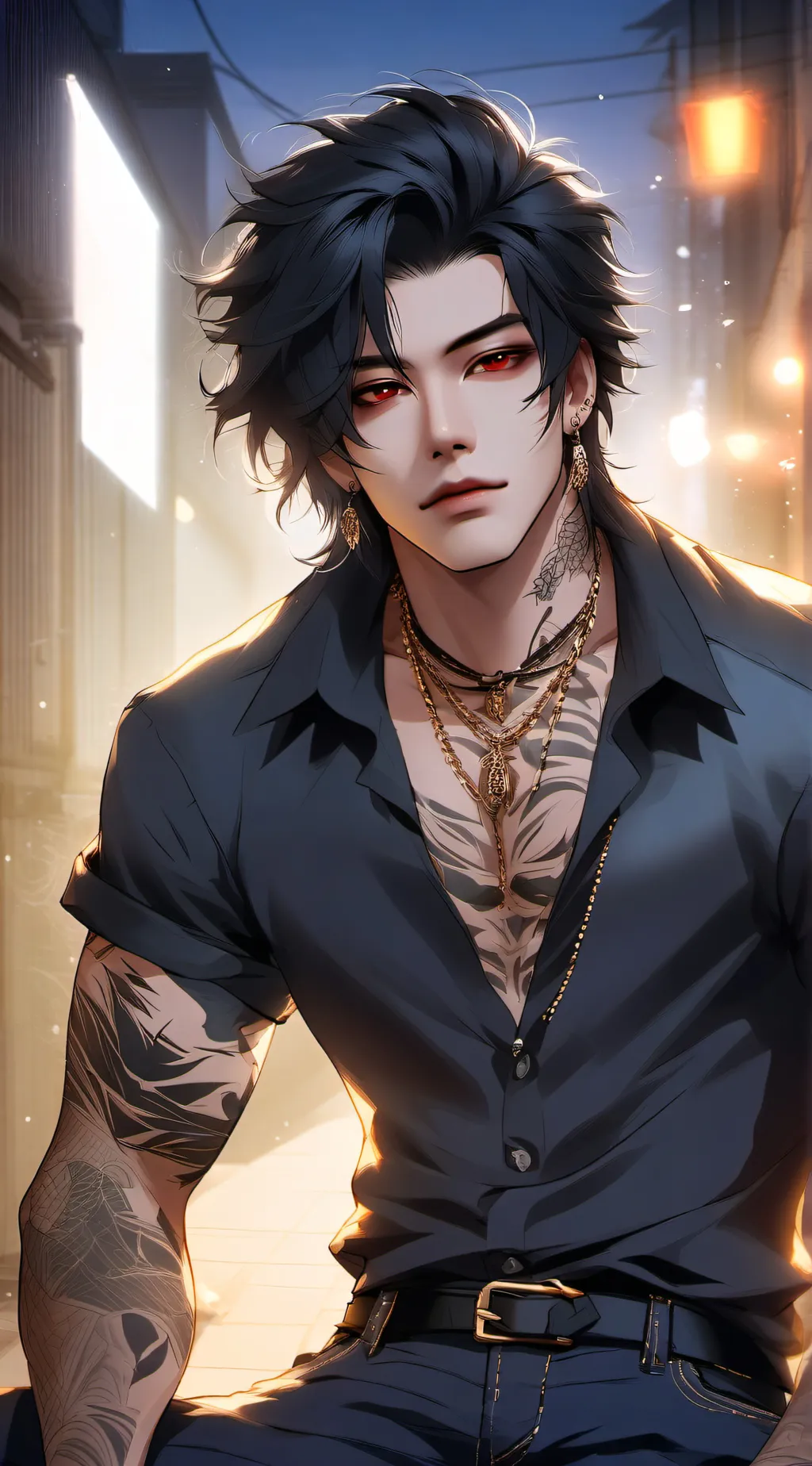ai character: Ken Katana background