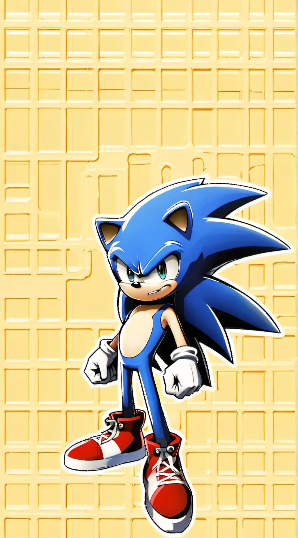ai character: Sonic the hedgehog background