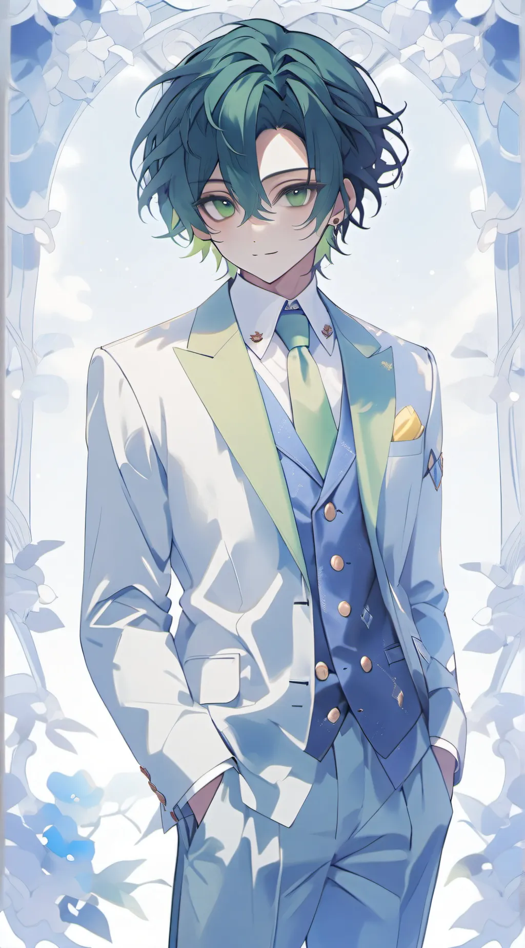 ai character: Zeon lively  background
