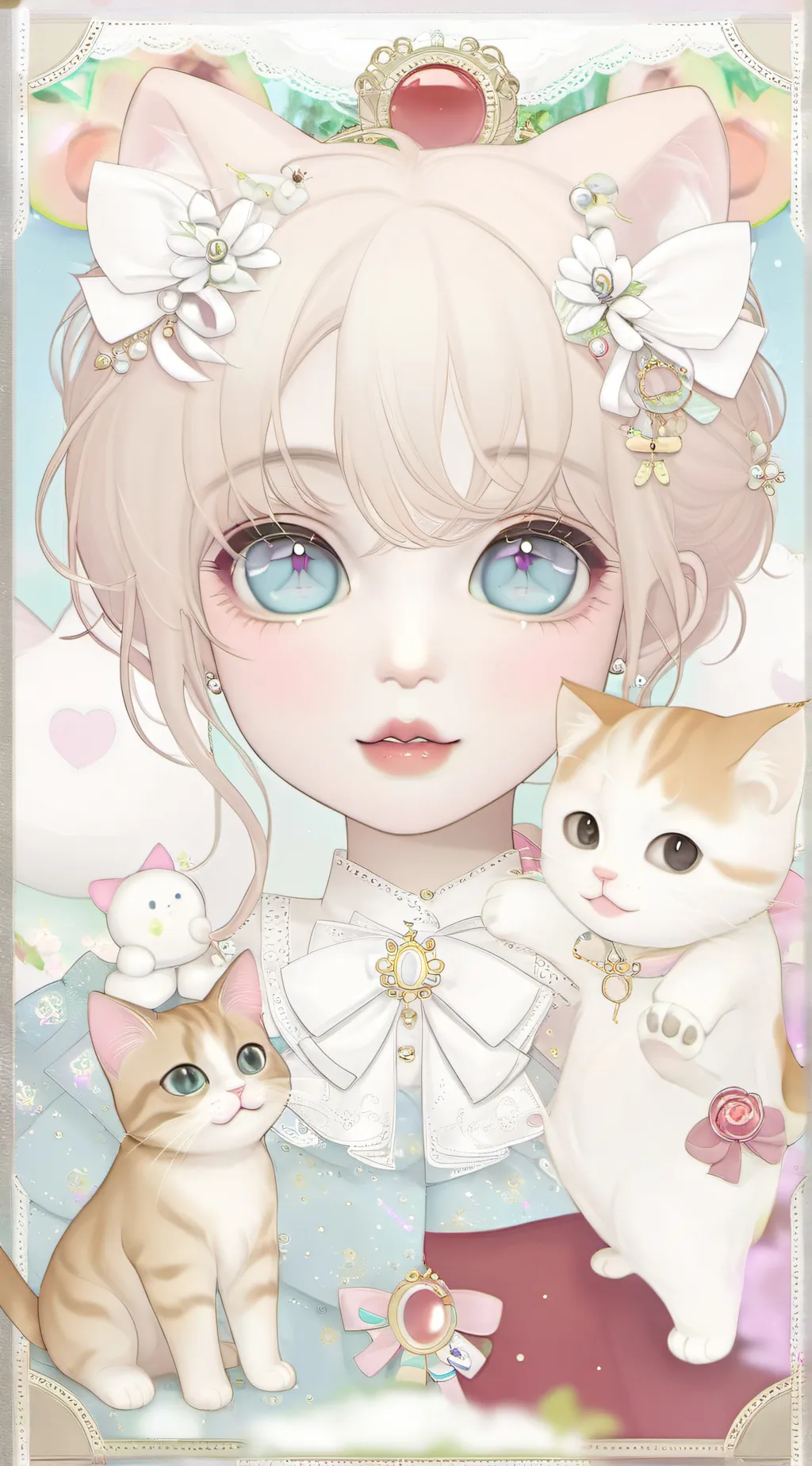 ai character: Lilly and Logan background