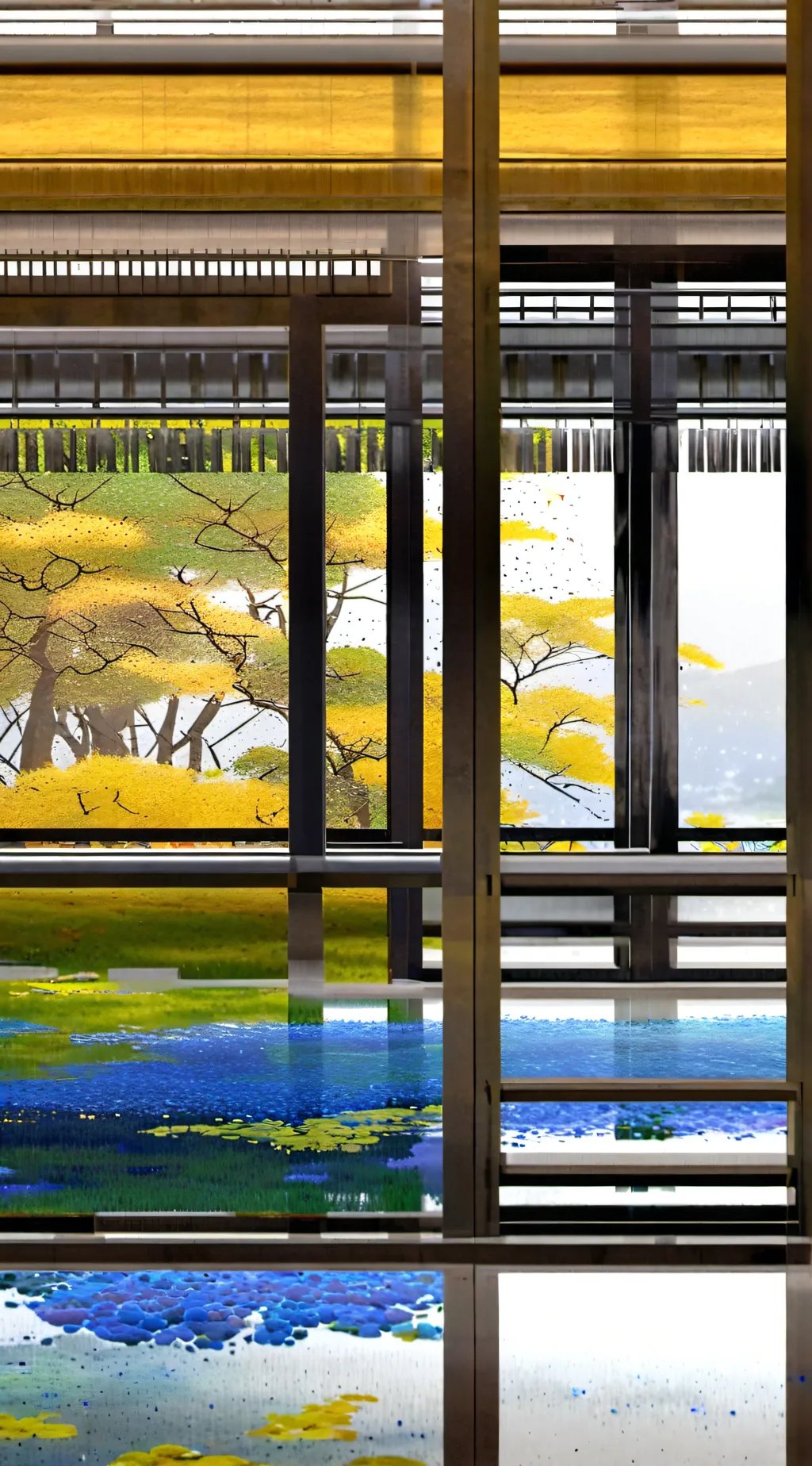 ai character: templo de fuego background