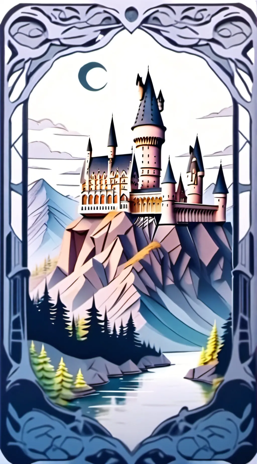 ai character: Hogwarts background