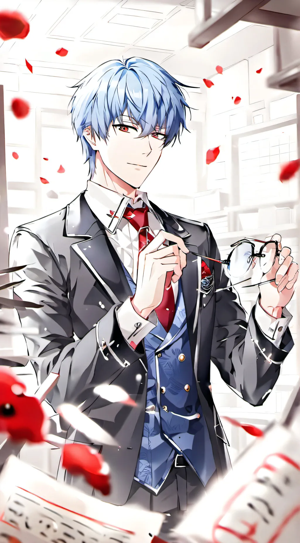 ai character: mha hallowen es background