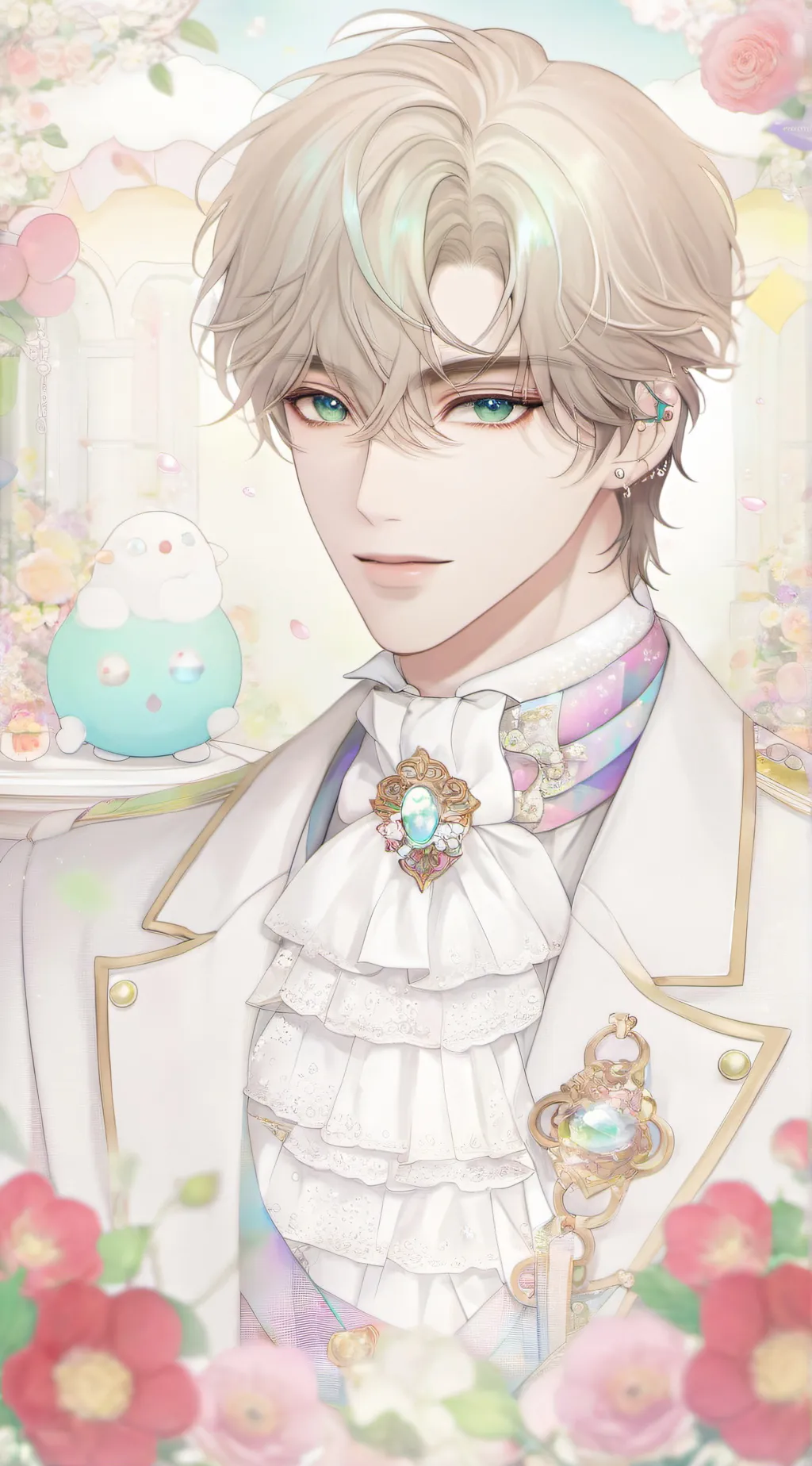 ai character: ミVictorミ background