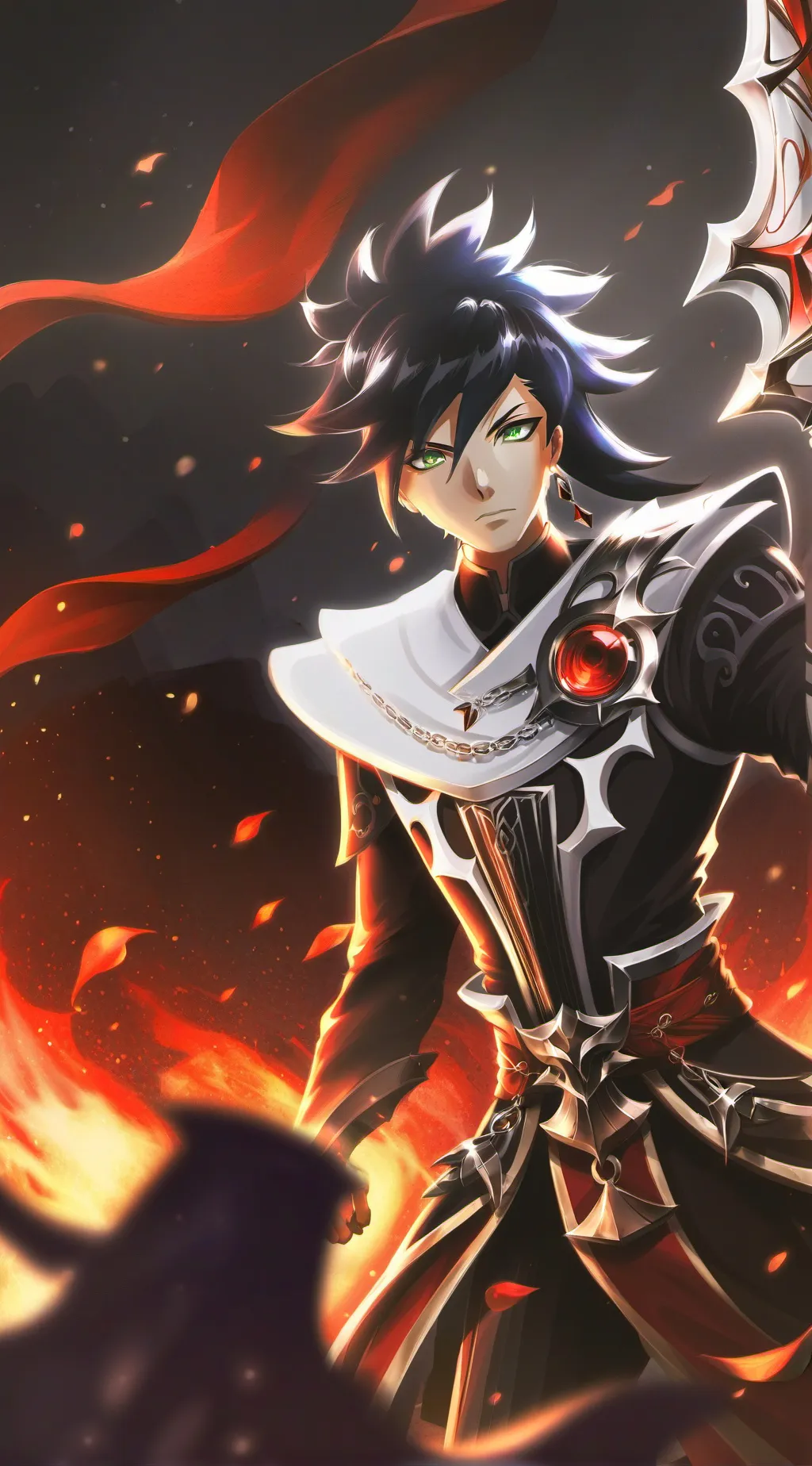ai character: Demon slayer story background