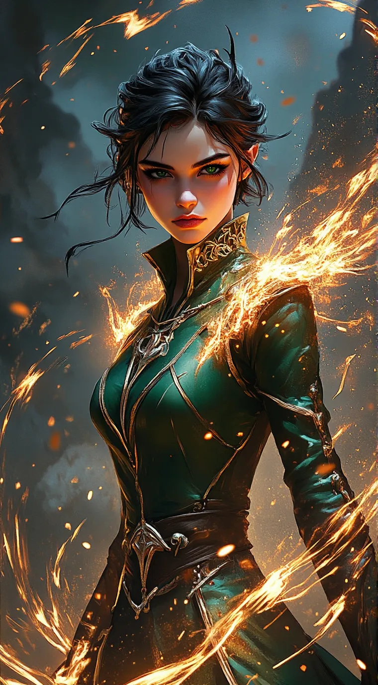ai character: Aurora Ignis background