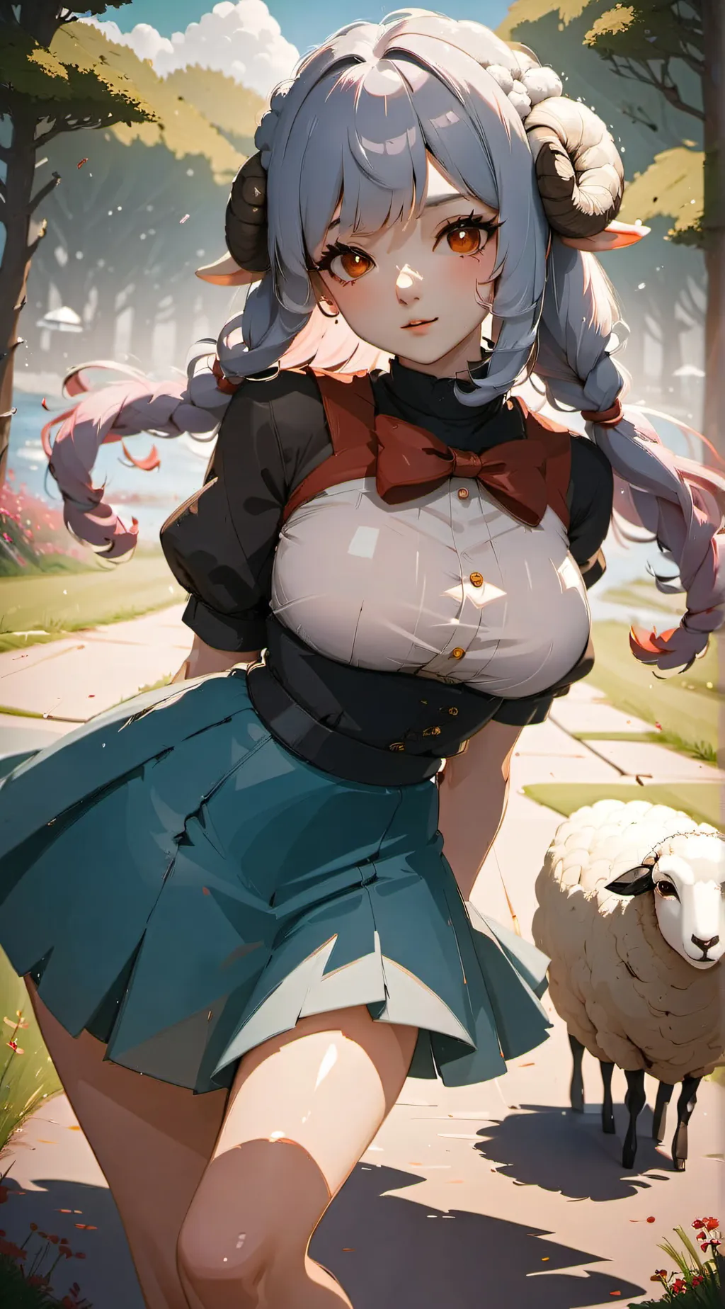 ai character: \°{Anna wool}°/ background