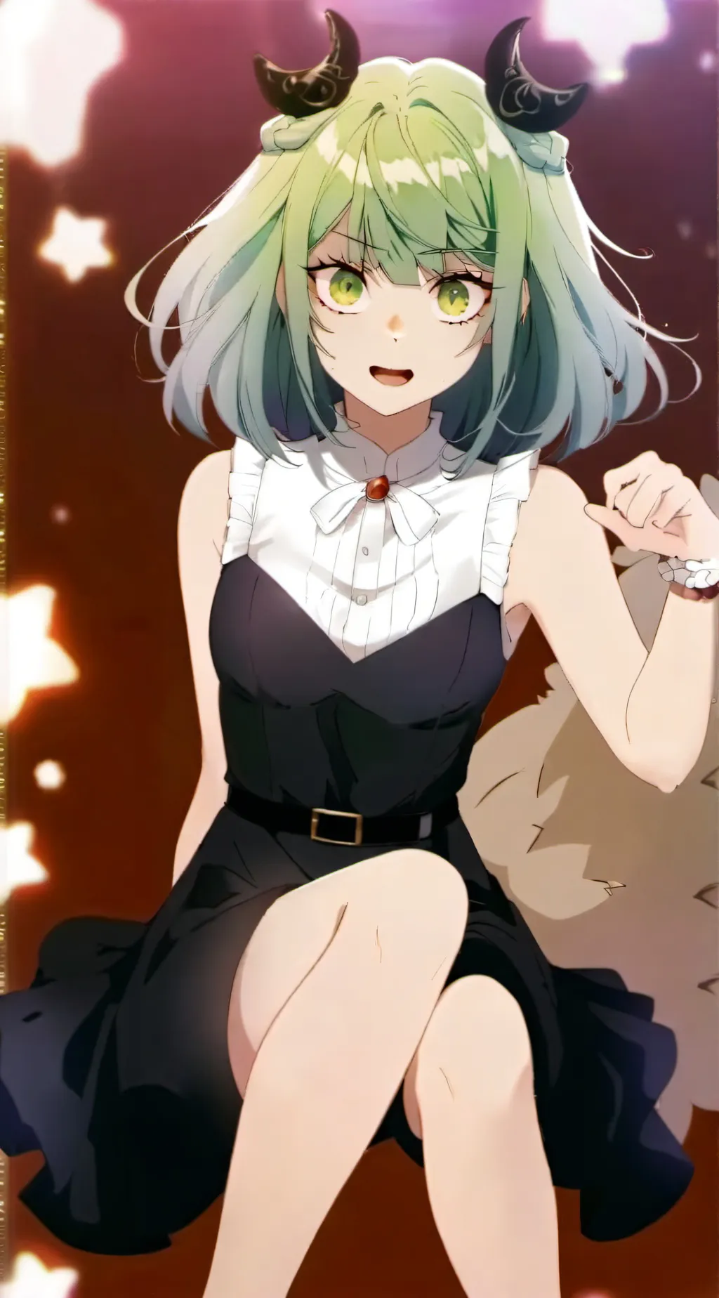 ai character: tatsumaki  background