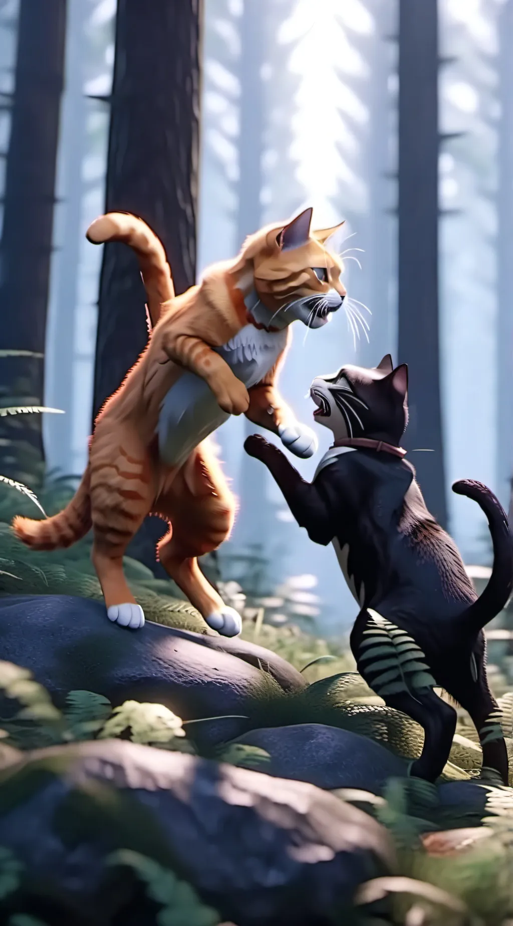 ai character: worriror cats background