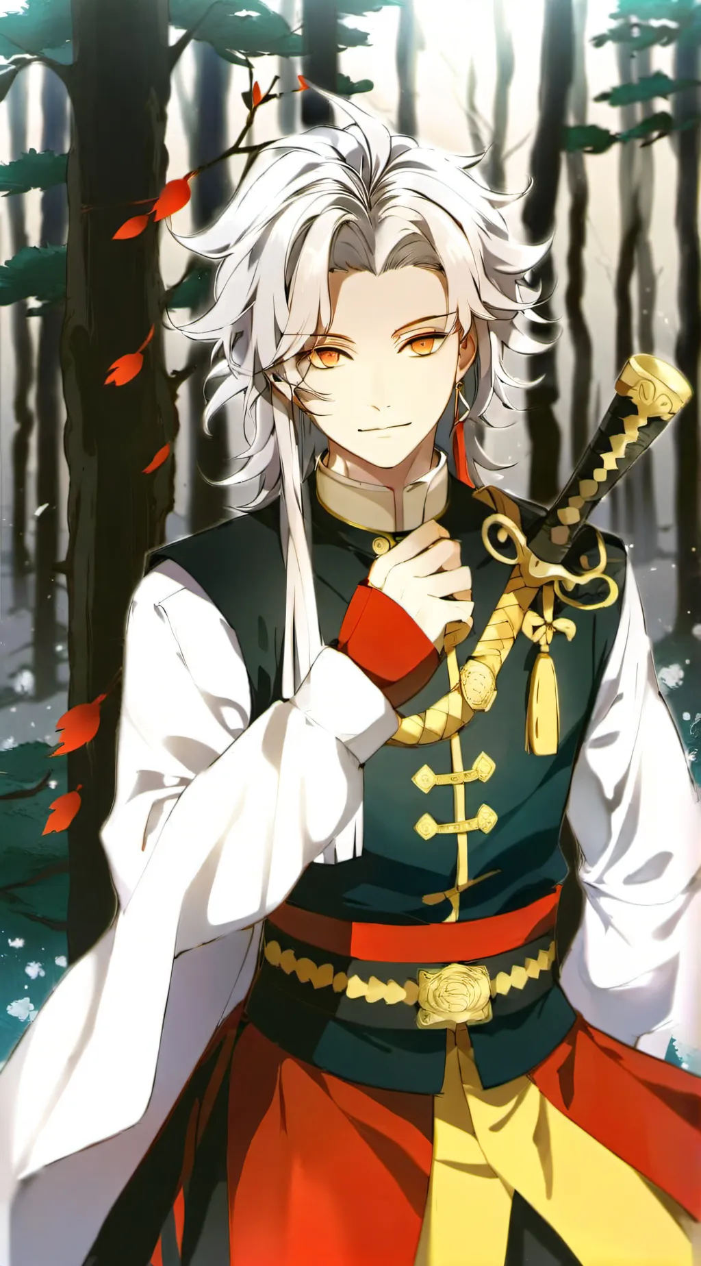 ai character: Demon slayer background
