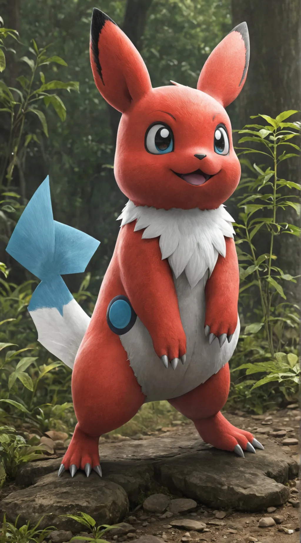 ai character: Pikachu background