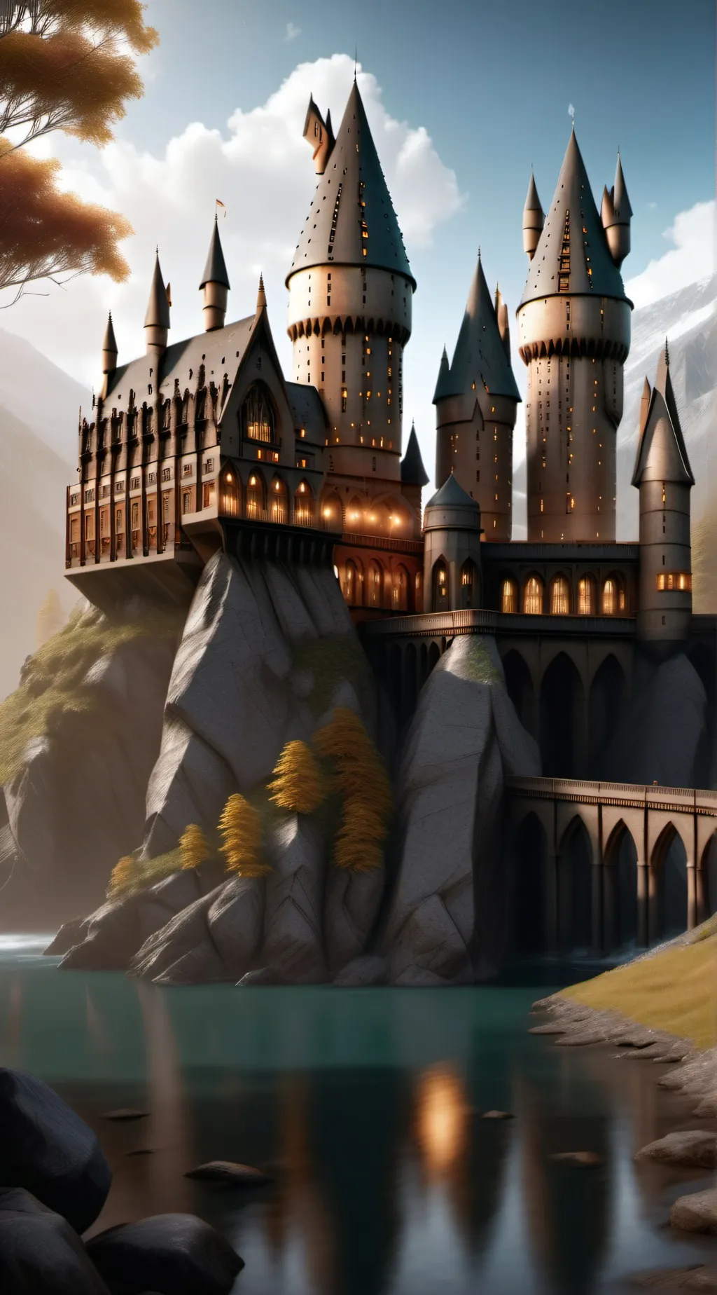 ai character: Hogwarts Puppy background