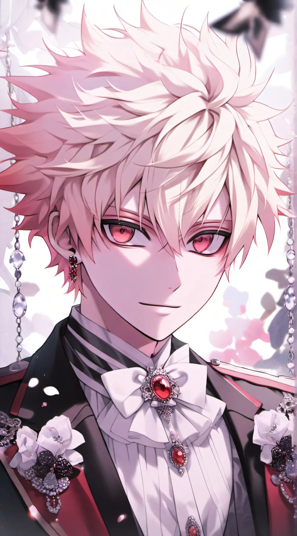 ai character: Bakugou Katsuki background