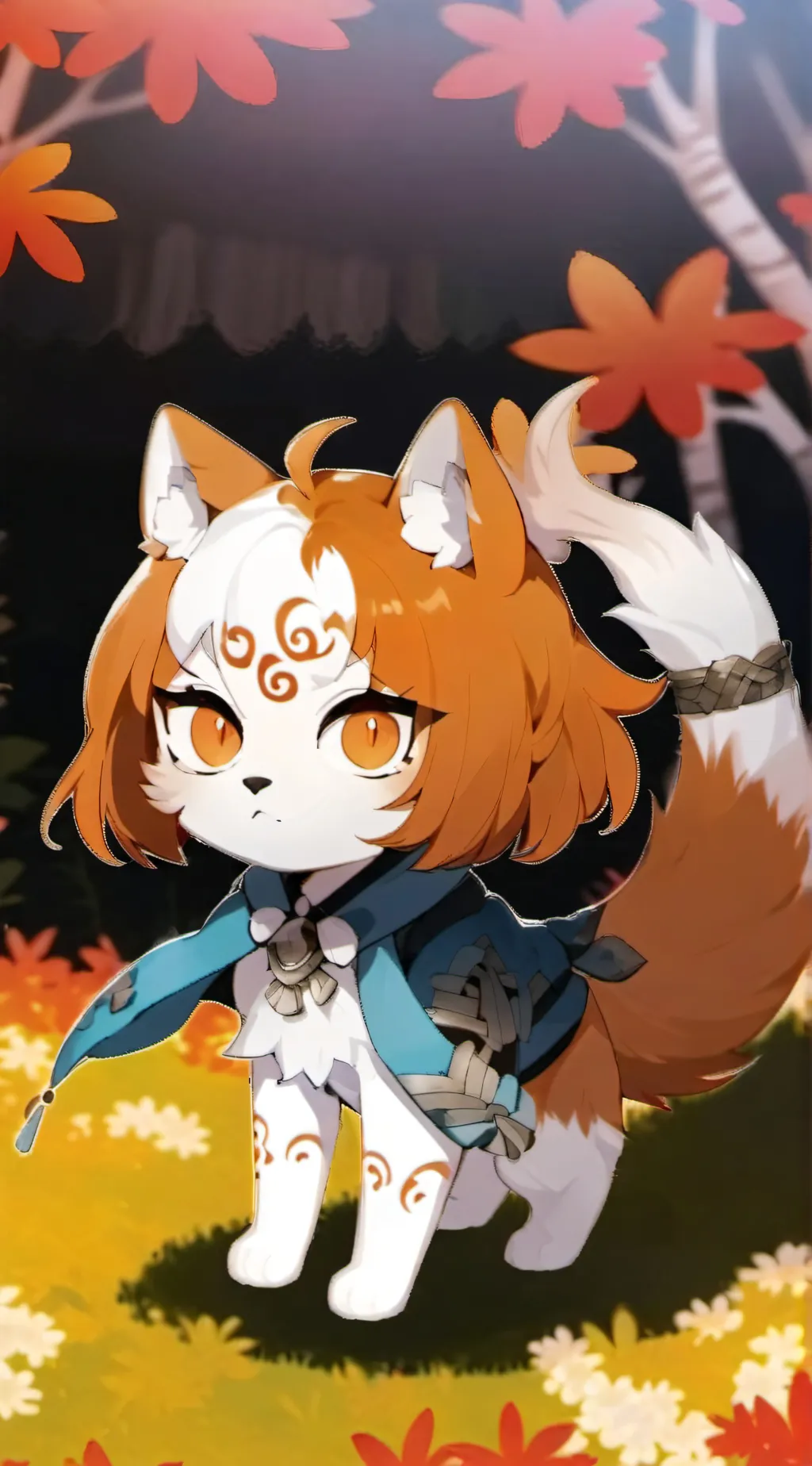 ai character: Rachel/Dingoheart. background