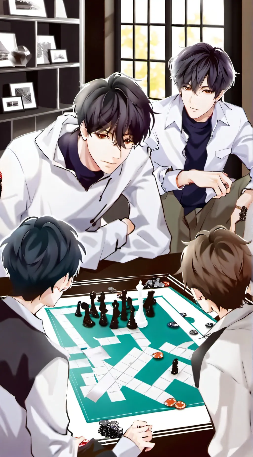 ai character: Boy next door background