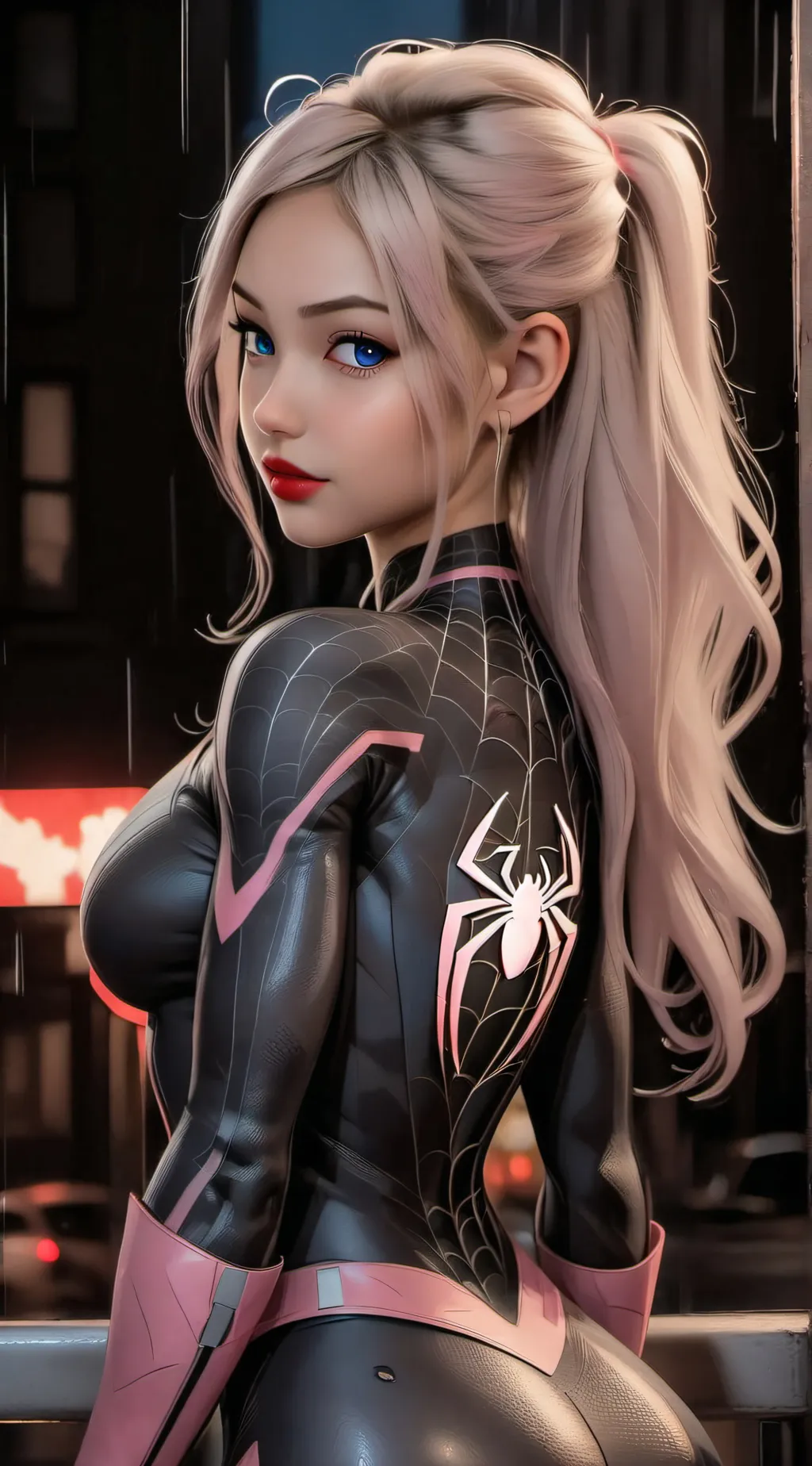 ai character: Charlotte Parker  background