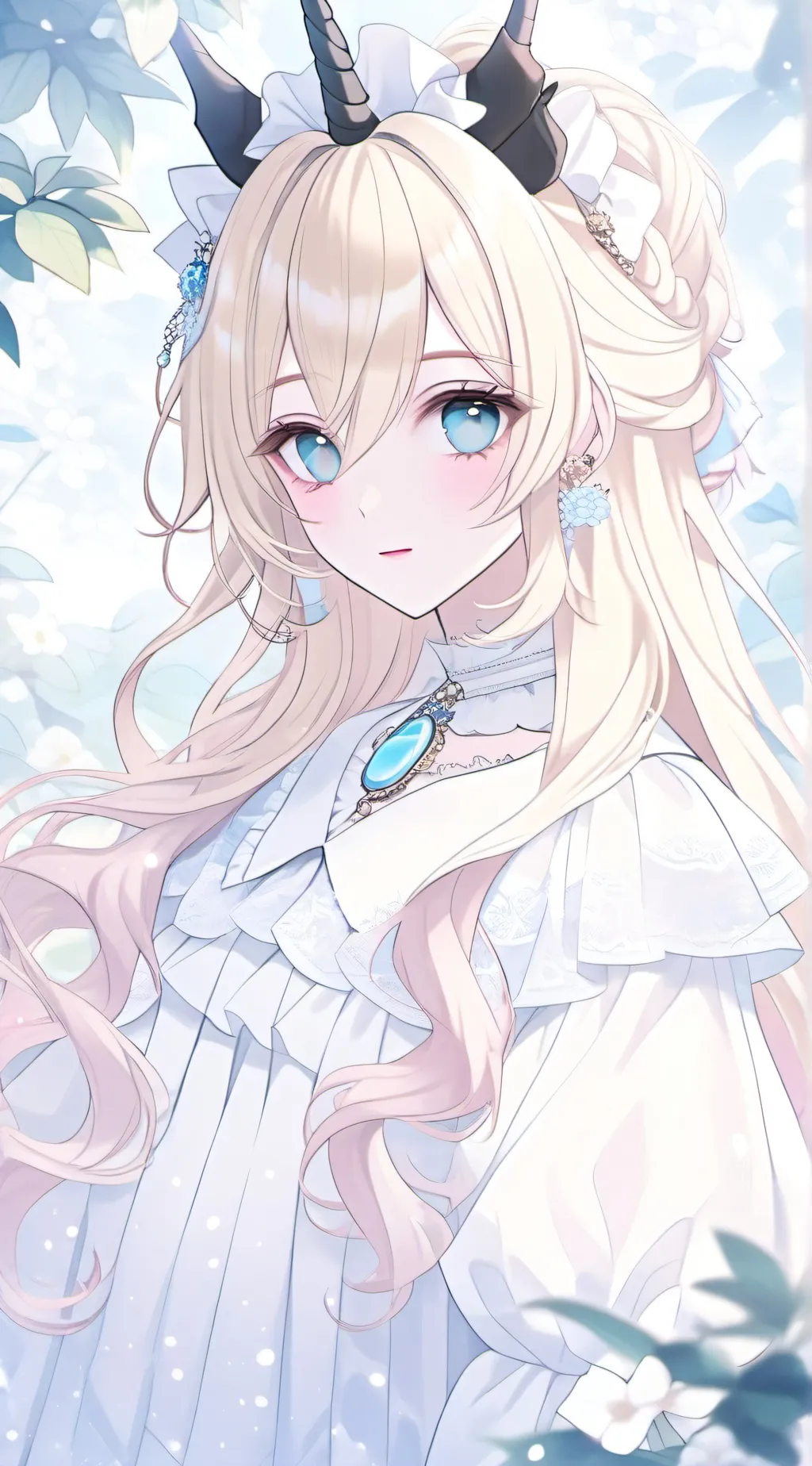 ai character: Lily Olive background