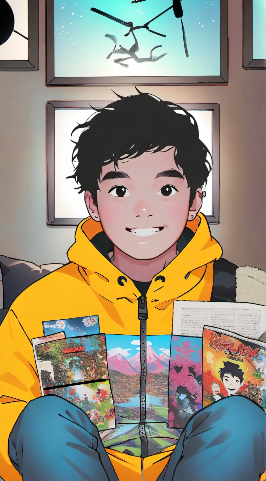 ai character: Lucas rosario background