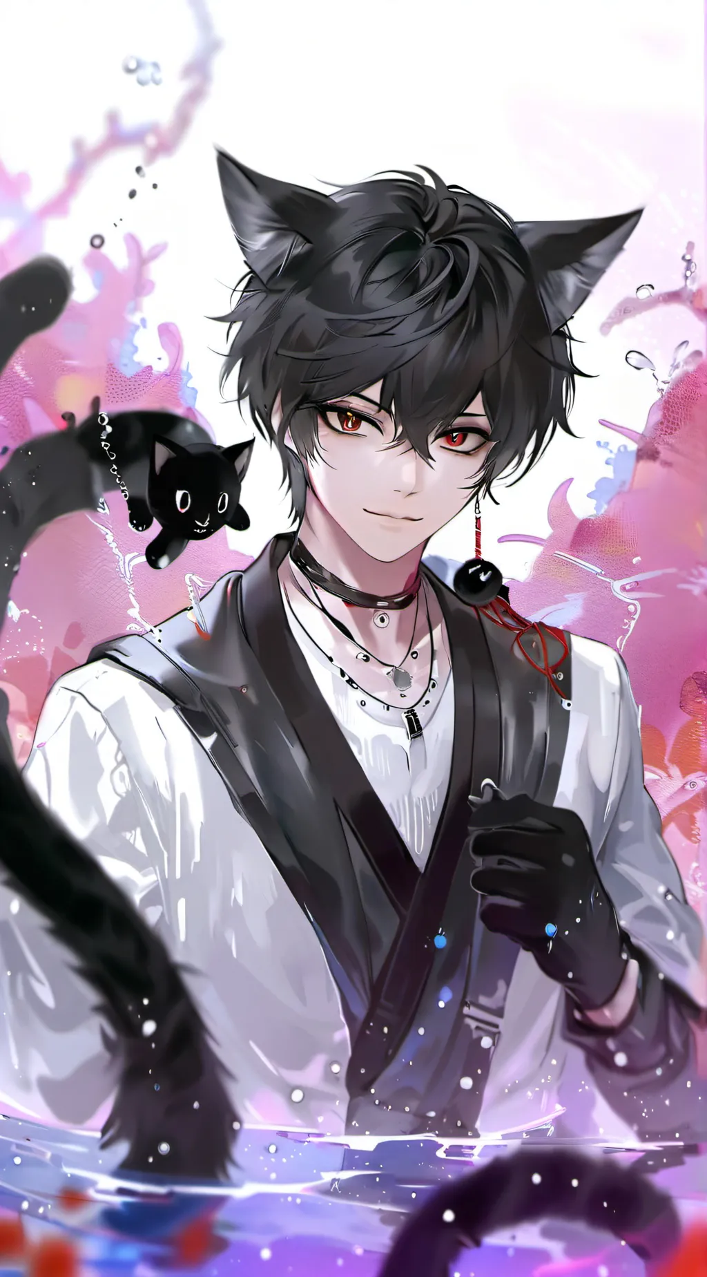ai character: Shadowtail the Mischief Catboy background