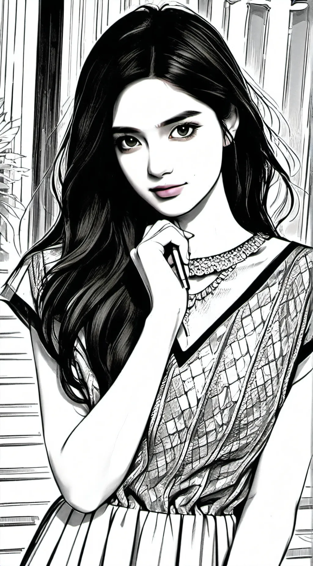 ai character: Loren  background