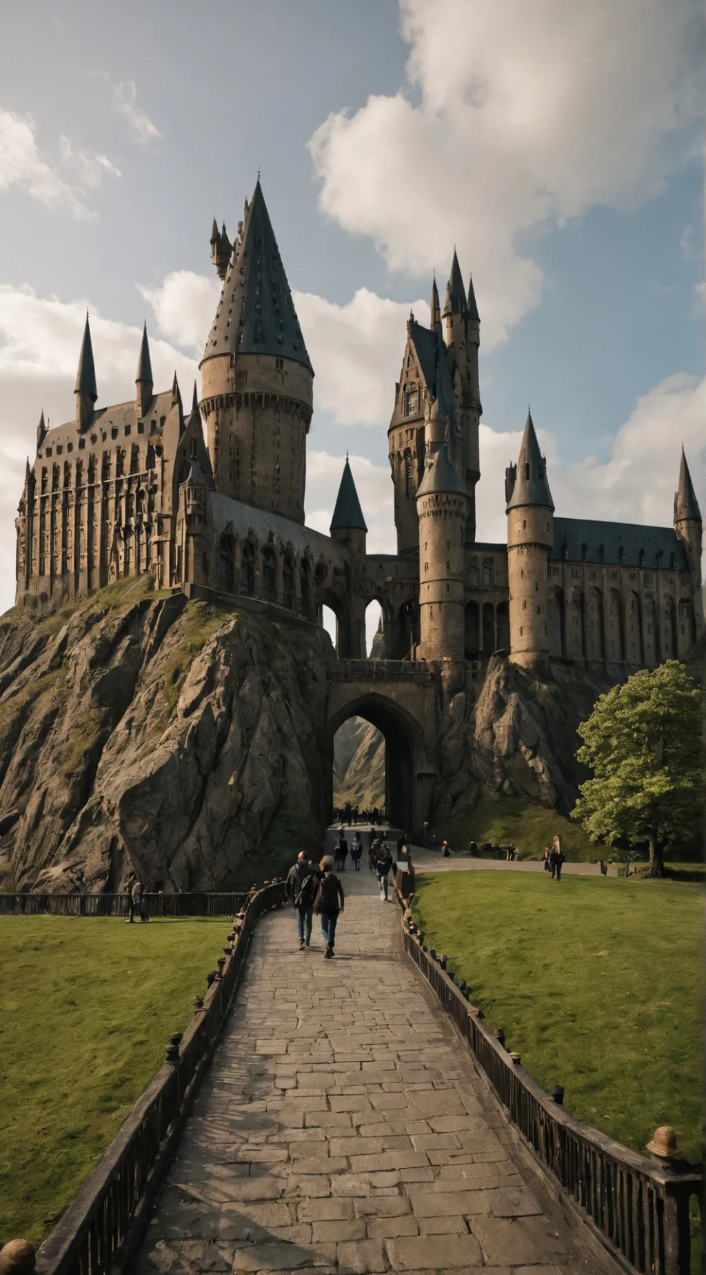 ai character: hogwarts  background