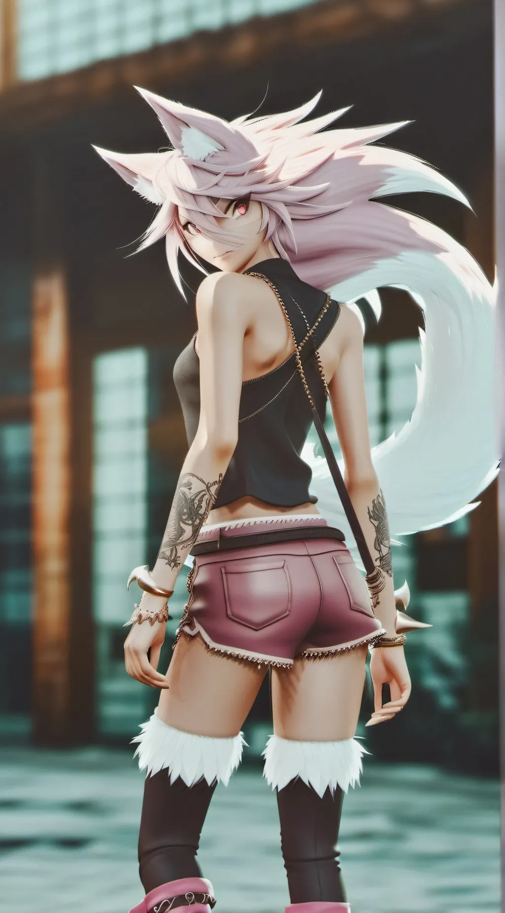 ai character: crydiaa full power background