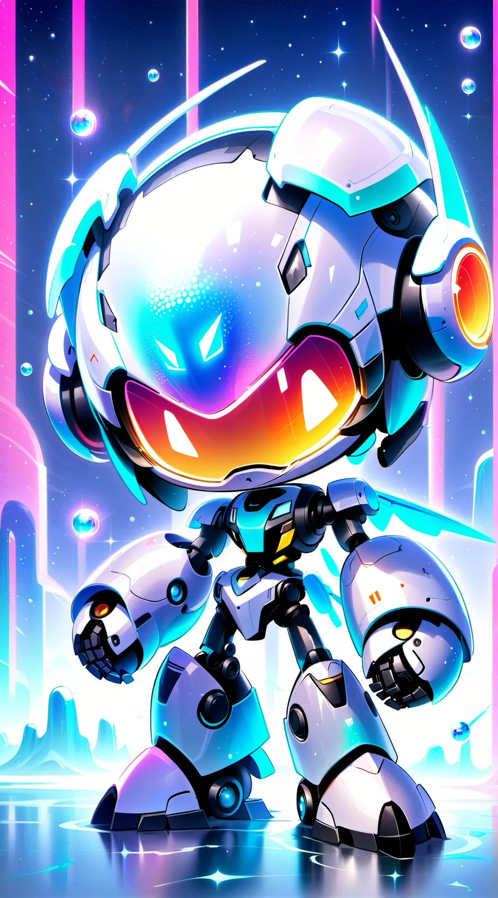 ai character:  Murder drones  background