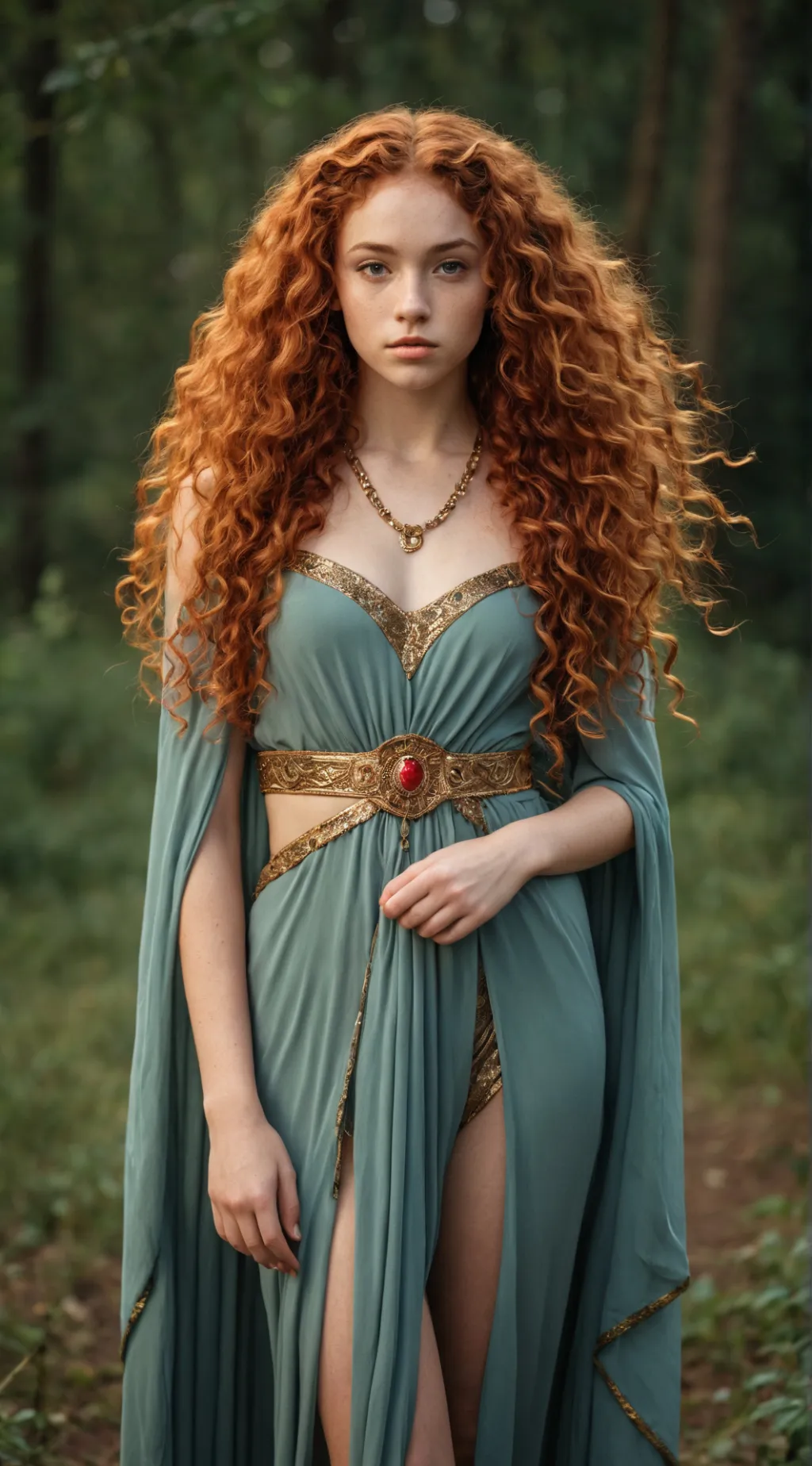 ai character: Merida background