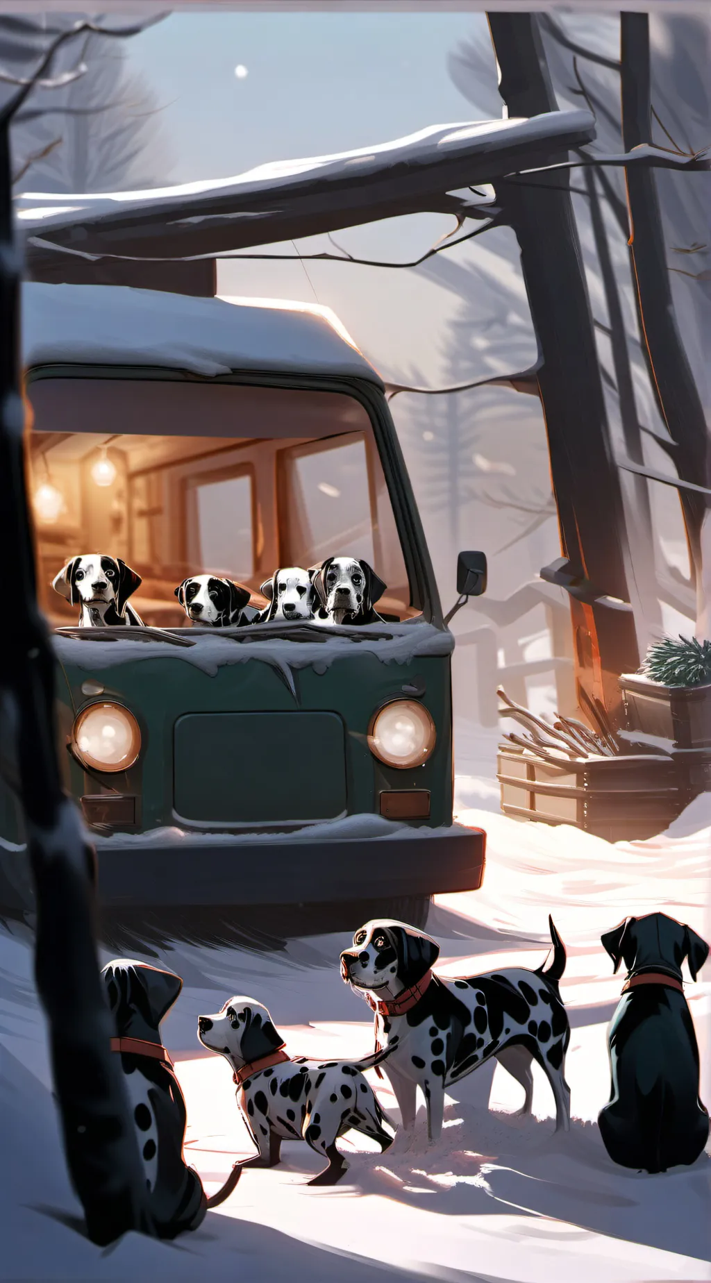 ai character: 101 dalmatians background