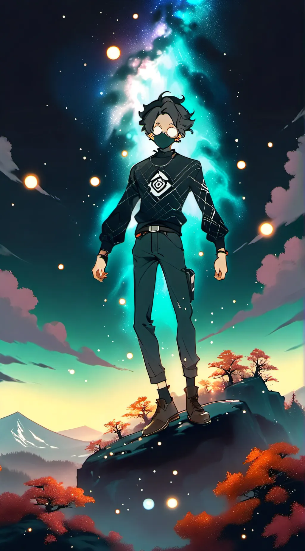 ai character: Stone  background