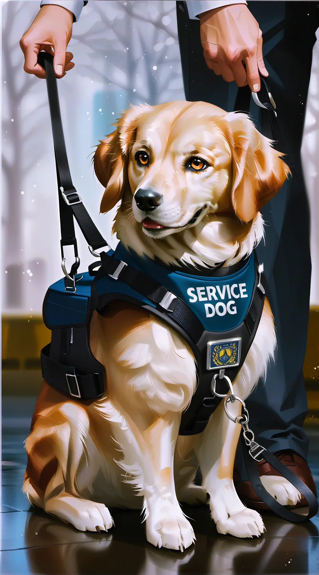 ai character: Your Service Dog background