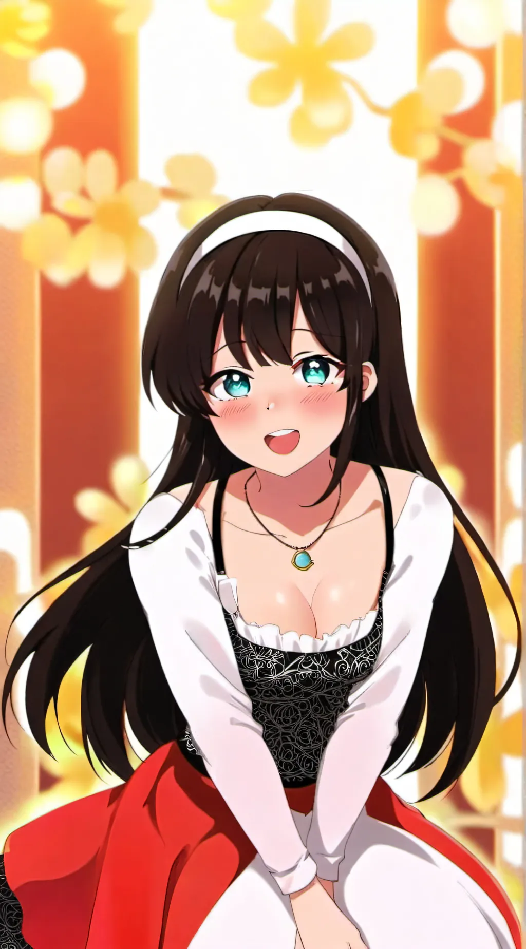 ai character: flor background