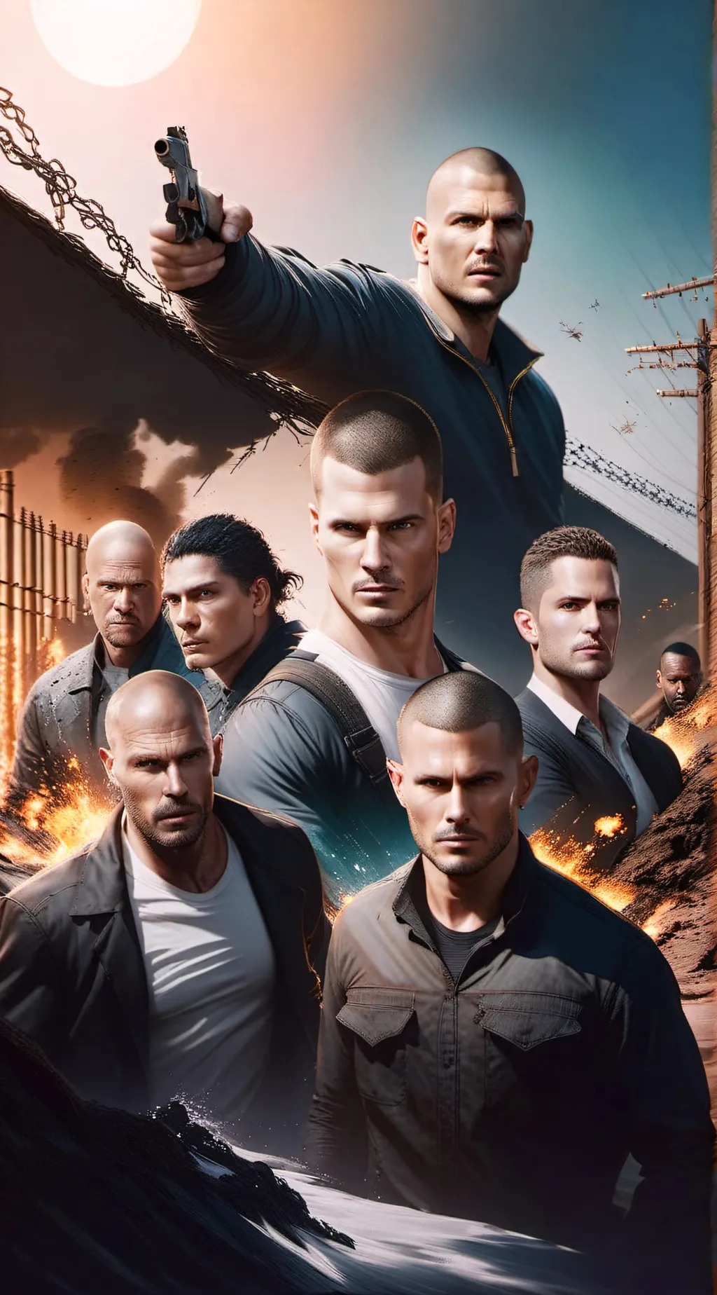 ai character: Prison break background