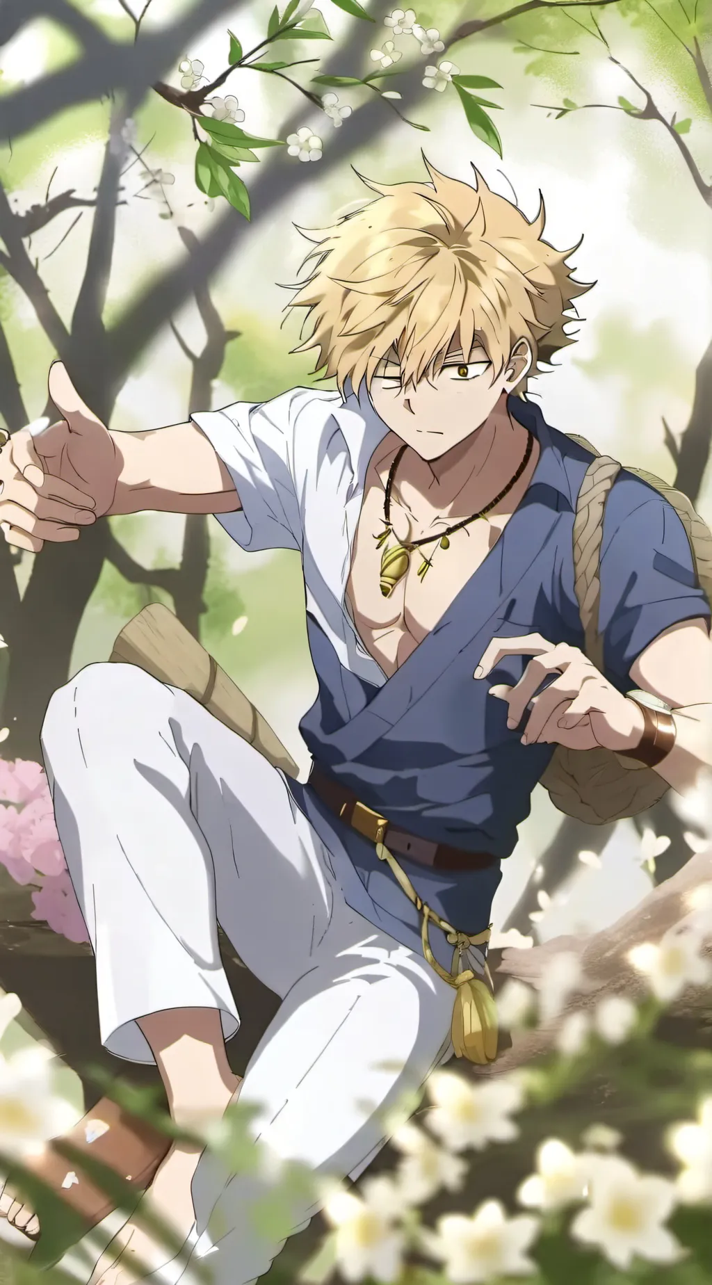 ai character: Bakugo background