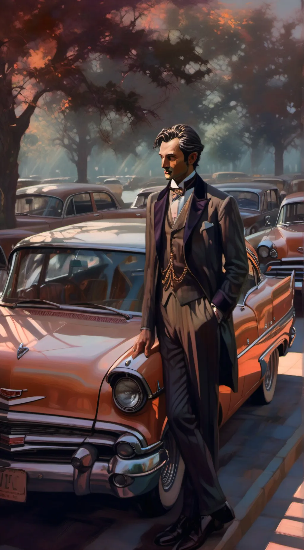 ai character: Mark background