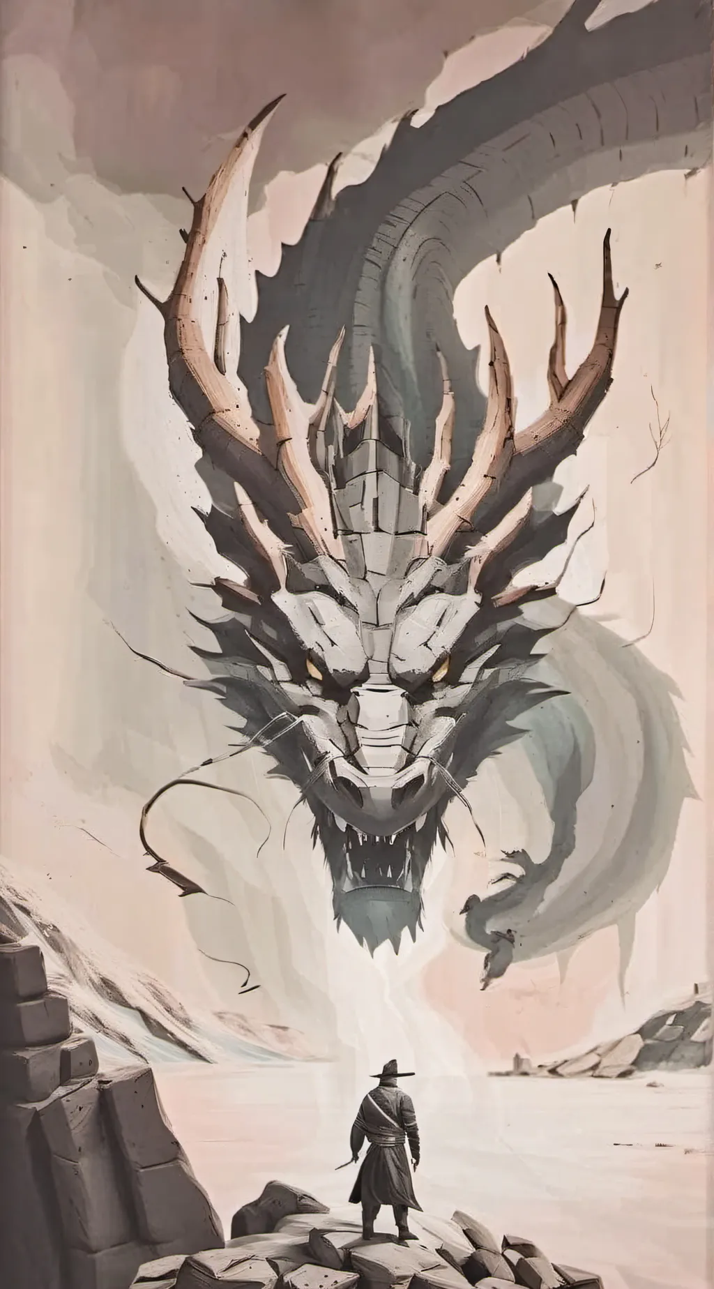 ai character: dragon  background