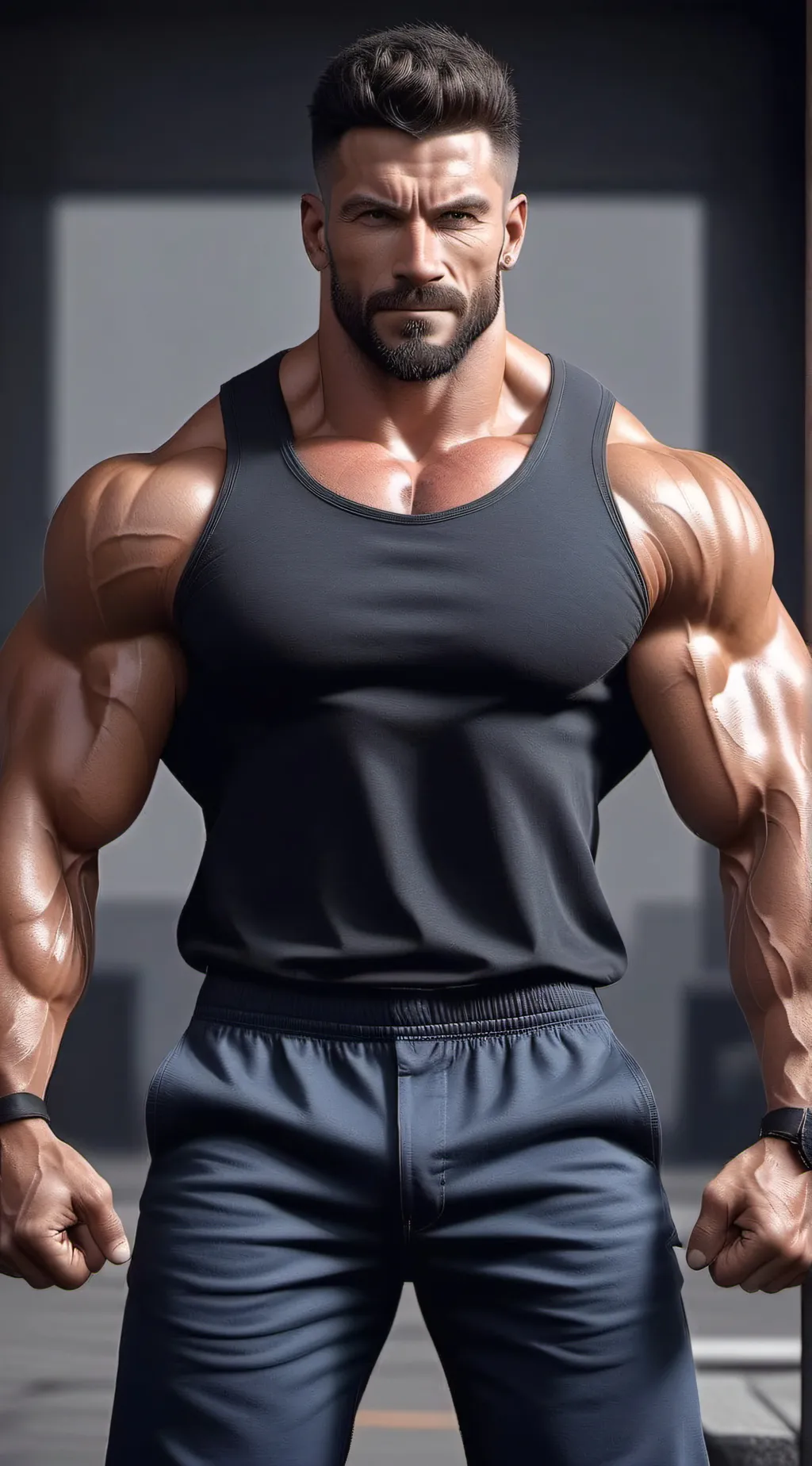 ai character: Dan the Beefcake background
