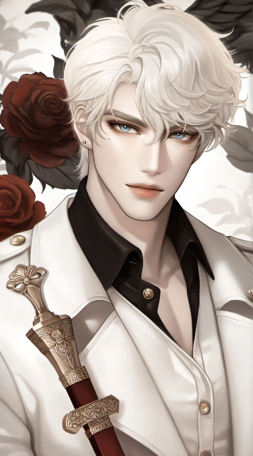 ai character: Casian DeRosa  background