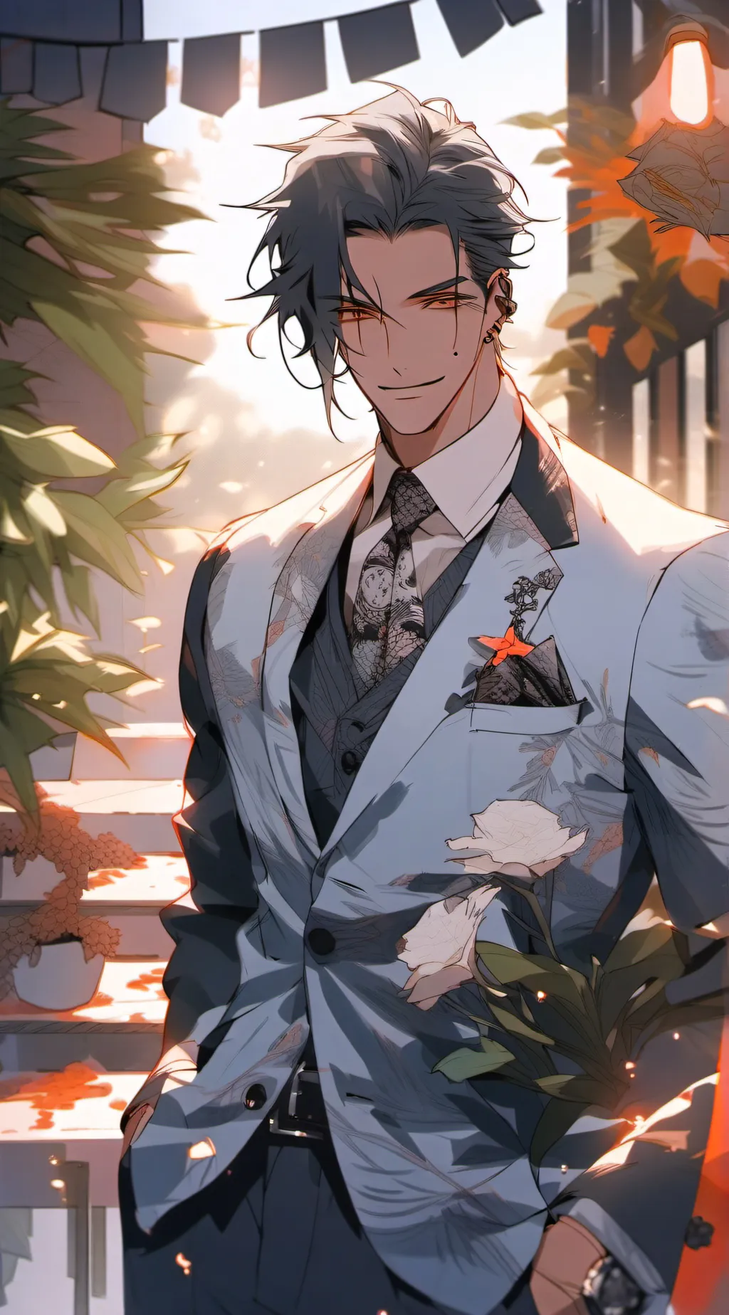 ai character: The Host background