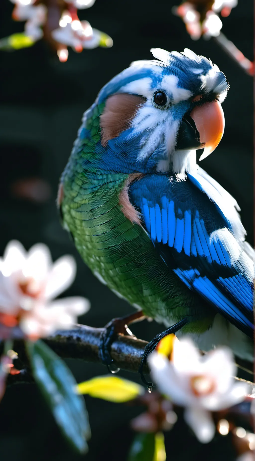 ai character: parrot background