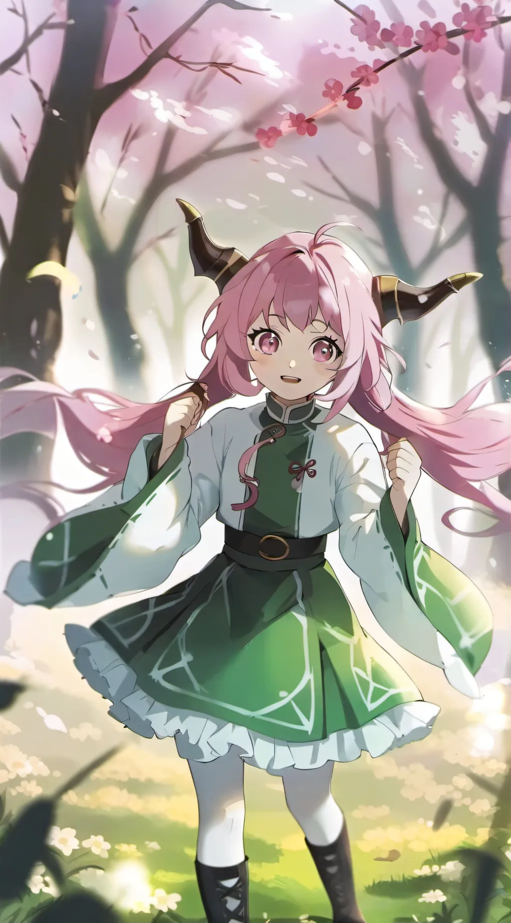 ai character: Mitsuri kanroji background