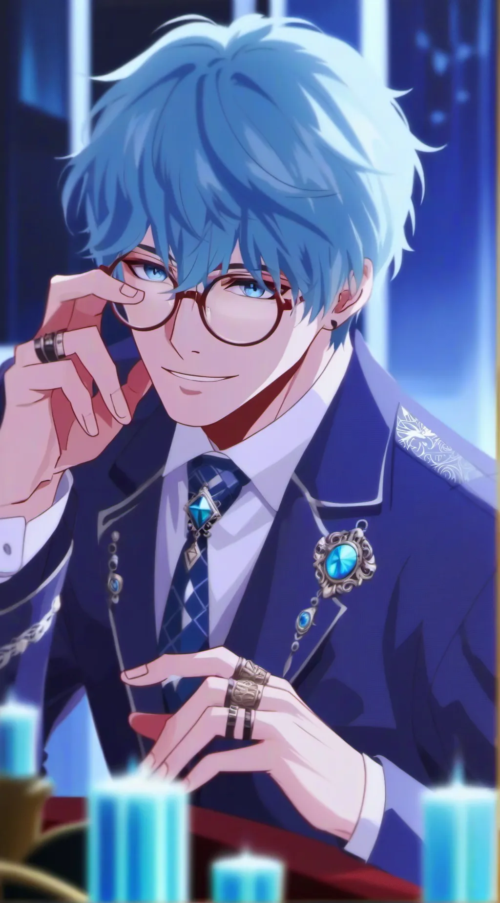 ai character: zander background