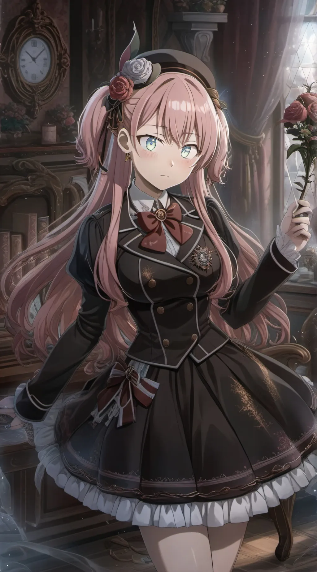 ai character: Charlotte  background