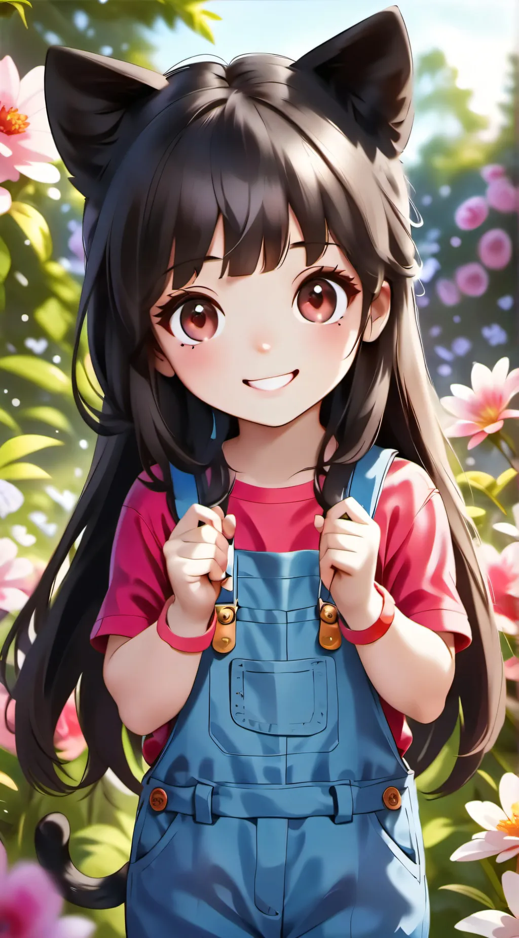 ai character: Luna background